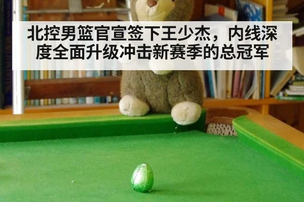 北控男篮官宣签下王少杰，内线深度全面升级冲击新赛季的总冠军